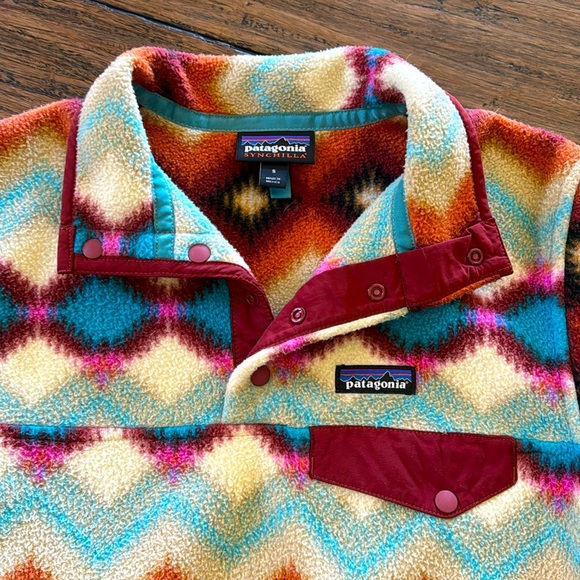 Patagonia Synchilla Snap T fleece pullover Timber Twist - Picture 2 of 5